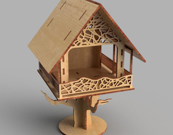 Tree house bird feeder - Image 5