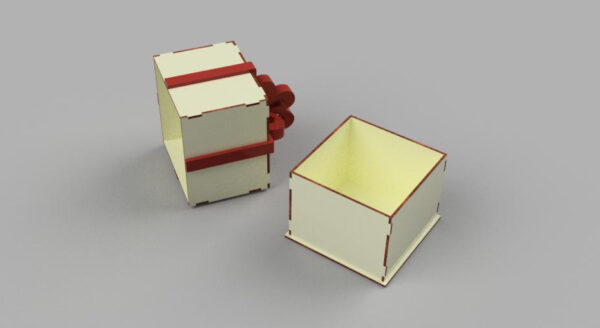 Gift box with bow