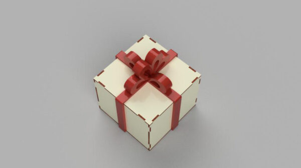 Gift box with bow - Image 4