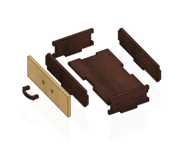 Wardrobe with mirror for dolls - Image 6