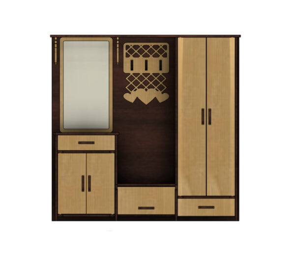 Wardrobe with mirror for dolls - Image 7