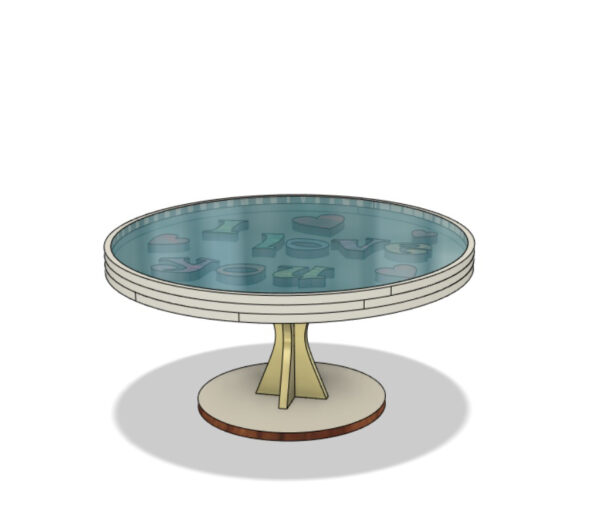 Round table Decor for dolls - Image 4