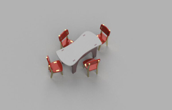 Kitchen table for dolls