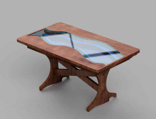 River table for dollhouse - Image 2