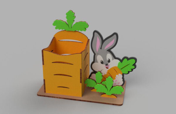 Pencil Organizer Bunny - Image 2