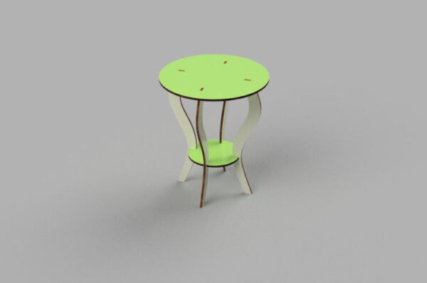 Modern Round Side Table - Image 2