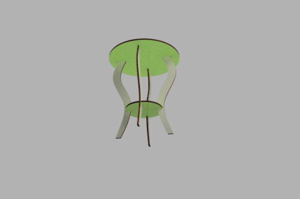 Modern Round Side Table - Image 3
