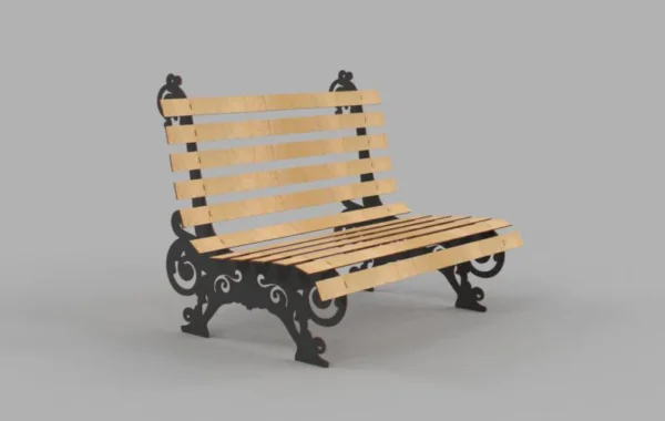 Miniature Wooden Bench