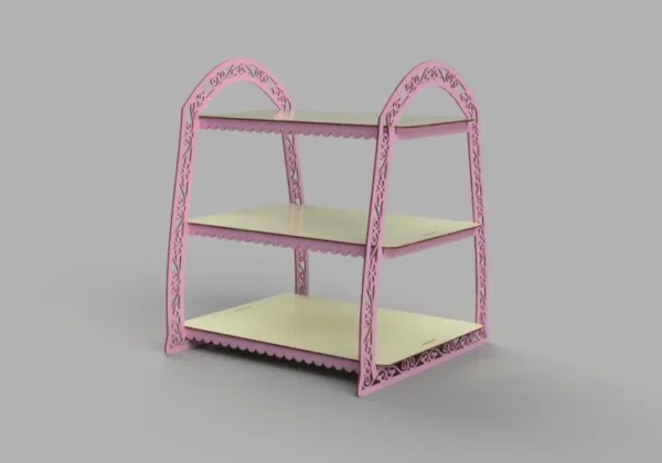 Stand for sweets laser cutting