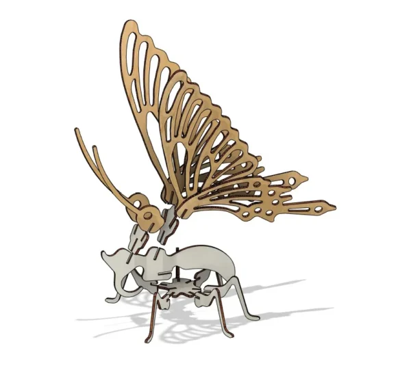 3D Butterfly Laser File - Image 10