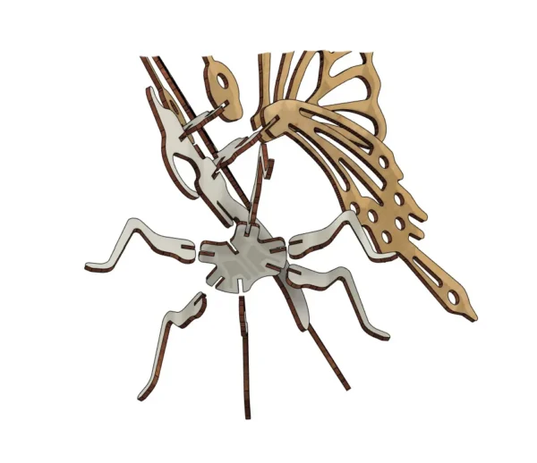 3D Butterfly Laser File - Image 6