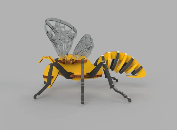 Bee 3D model - Image 2
