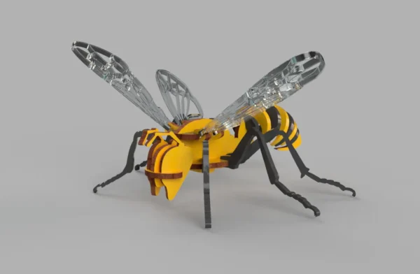 Bee 3D model - Image 3