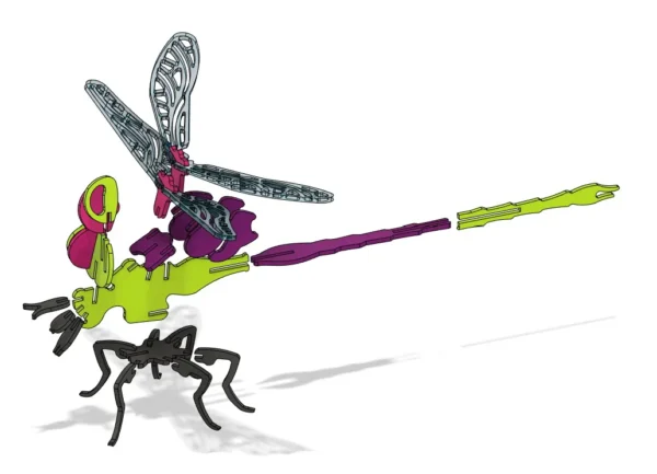 3D Dragonfly Puzzle - Image 8