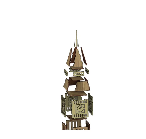 Big Ben Tower 3D Puzzle - Image 5