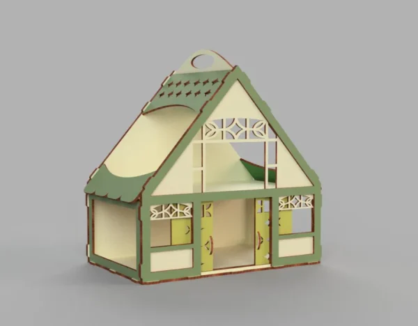 Enchanting Wooden Dollhouse Unique Christmas Gift for Girls