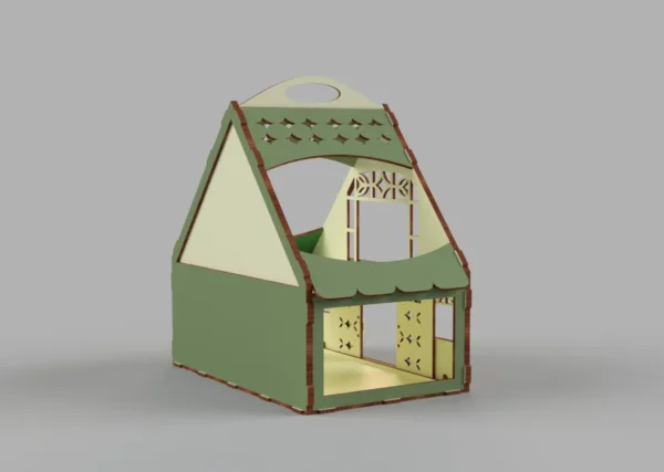 Enchanting Wooden Dollhouse Unique Christmas Gift for Girls - Image 4