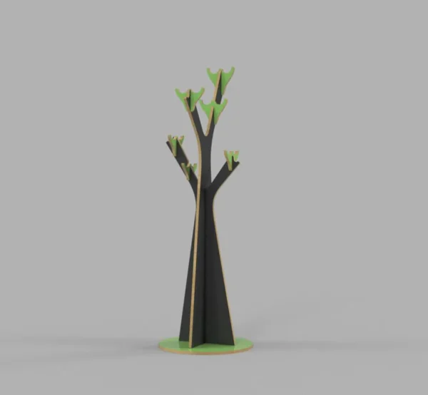 Coat Tree Hanger Modern Standing Hanger - Image 2