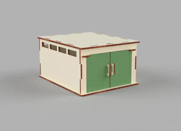 Wooden Pretend Play Garage for Toy Cars