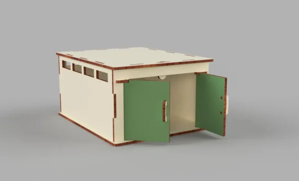 Wooden Pretend Play Garage for Toy Cars - Image 6