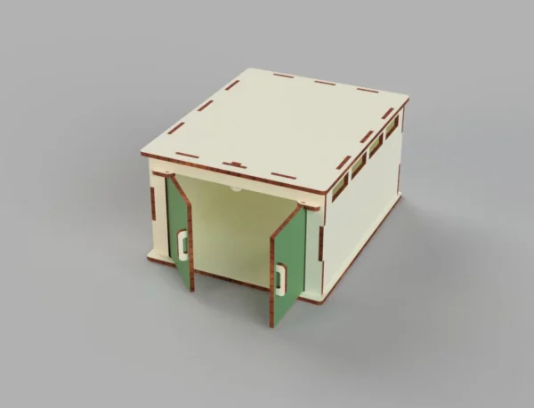 Wooden Pretend Play Garage for Toy Cars - Image 2