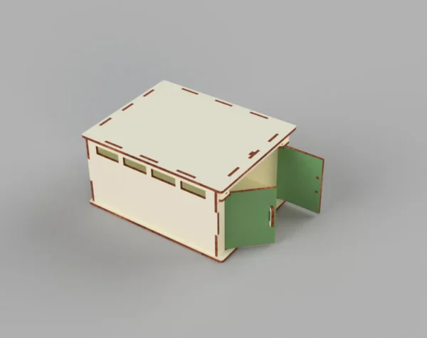 Wooden Pretend Play Garage for Toy Cars - Image 3