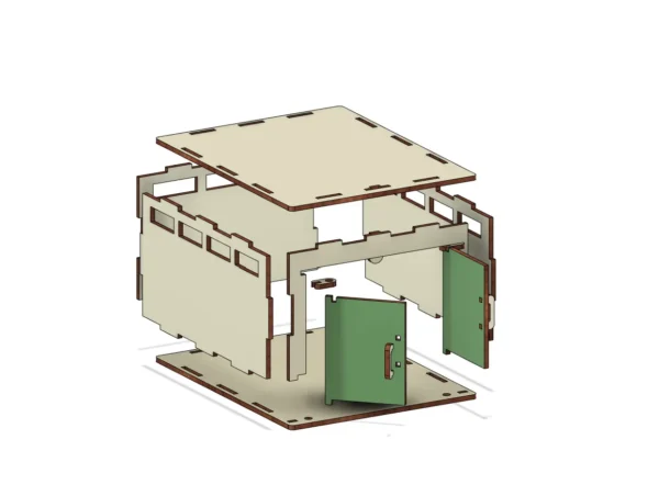 Wooden Pretend Play Garage for Toy Cars - Image 4
