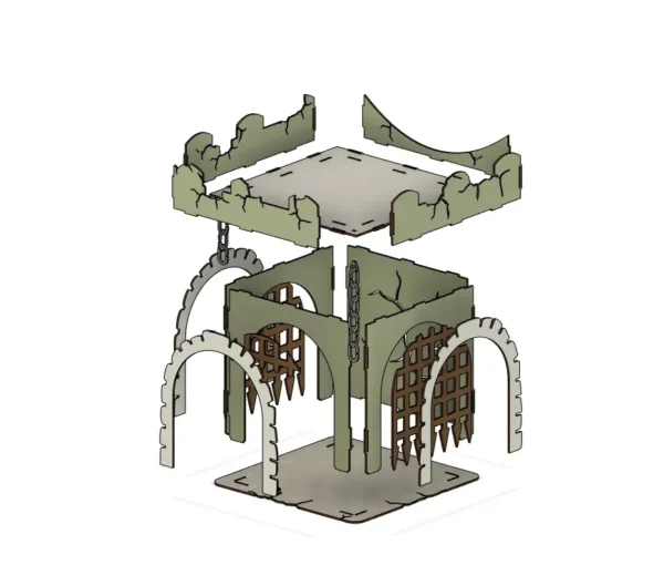 DIY Cat Castle Tower playwood Play house - Image 6