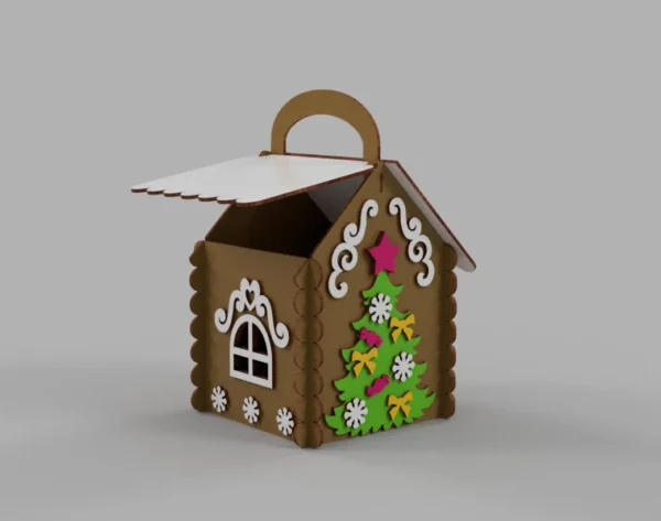 3D Gingerbread House Christmas - Image 4