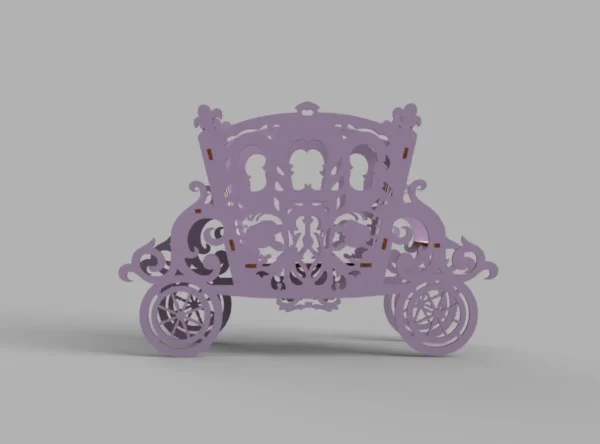 Carriage Flower Stand Candy Box Basket - Image 4