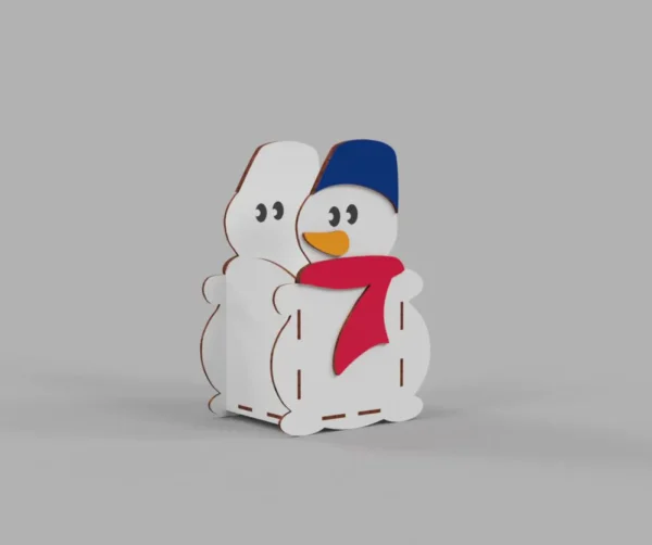 Snowman treat box