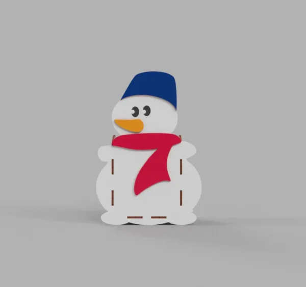 Snowman treat box - Image 2