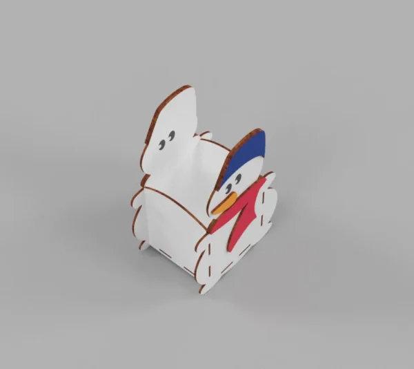 Snowman treat box - Image 3