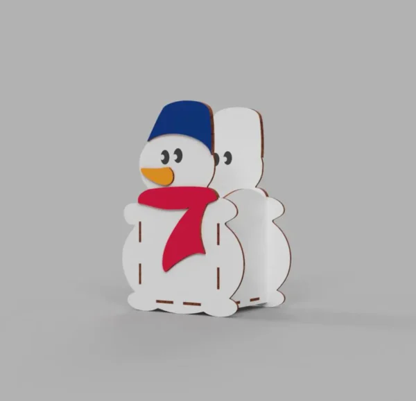 Snowman treat box - Image 4