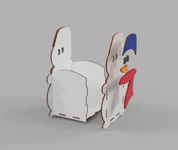 Snowman treat box - Image 5