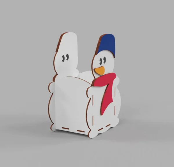 Snowman treat box - Image 6