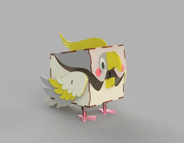 Beautiful wooden Gift Box bird Parrot - Image 5