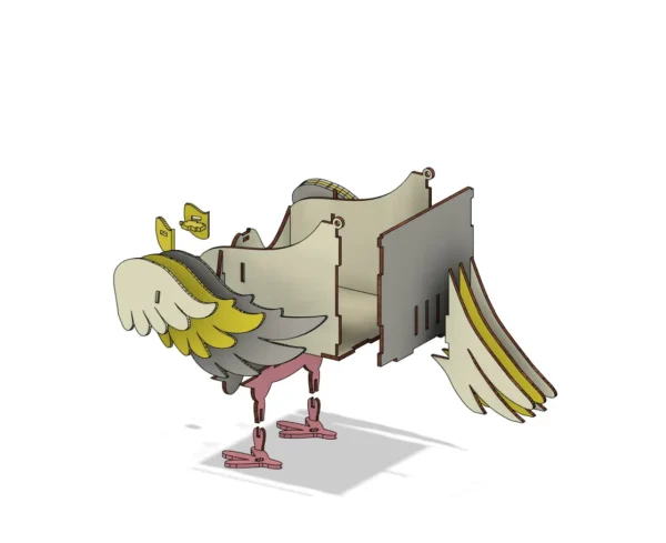 Beautiful wooden Gift Box bird Parrot - Image 9