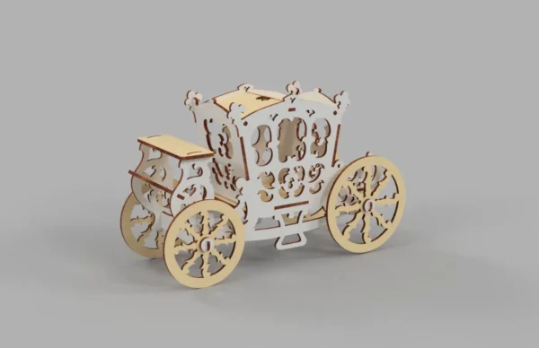 Princess Carriag Cinderella Carriage Flower Holder