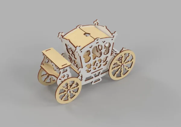 Princess Carriag Cinderella Carriage Flower Holder - Image 2