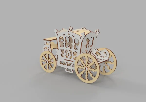 Princess Carriag Cinderella Carriage Flower Holder - Image 3