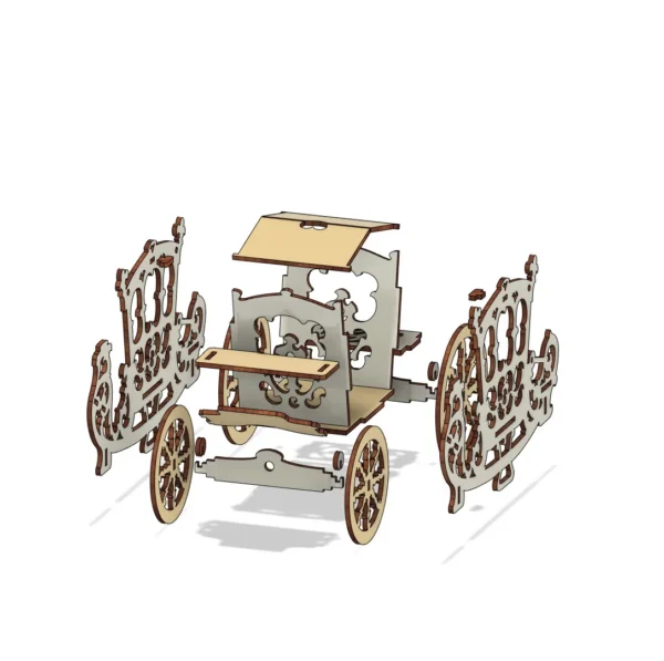 Princess Carriag Cinderella Carriage Flower Holder - Image 6