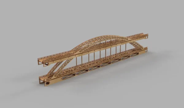 Model bridge H0 scale trains - Image 2