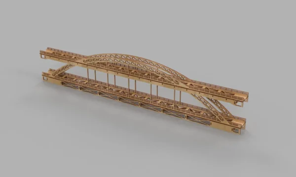 Model bridge H0 scale trains - Image 4