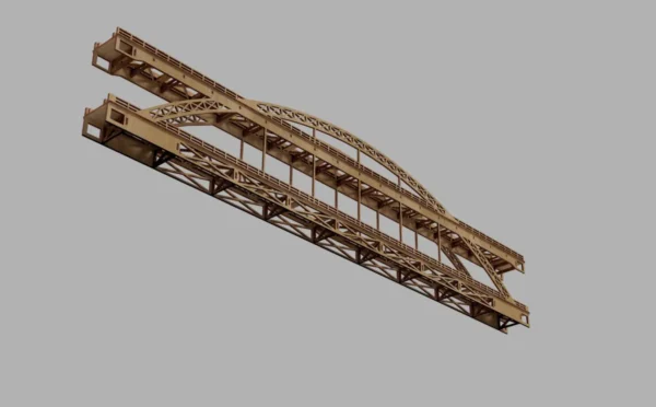 Model bridge H0 scale trains - Image 5