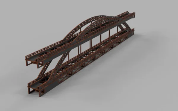 Model bridge H0 scale trains - Image 8