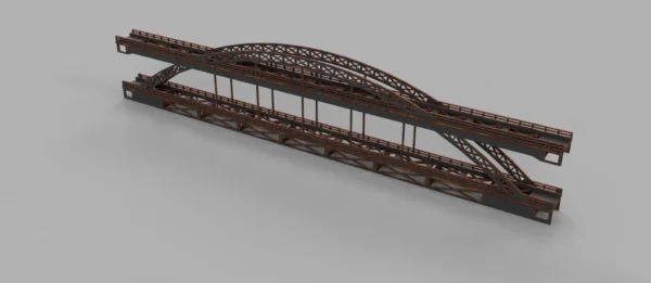 Model bridge H0 scale trains - Image 9