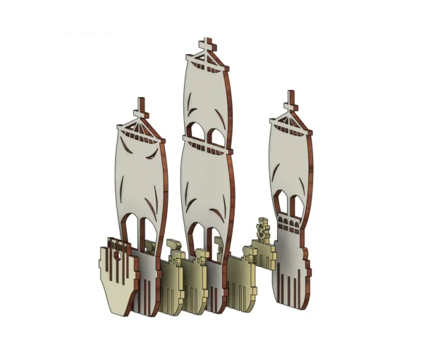 Sailboat model ship 3d puzzle plan - Image 7