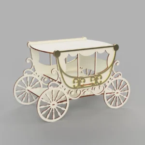 Carriage Cake Stand For Wedding vector plans