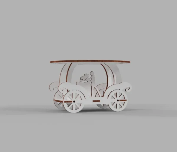 Wedding cake dessert stand laser cut - Image 2